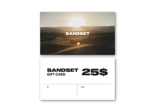 GIFT CARD - 25$ SandSet